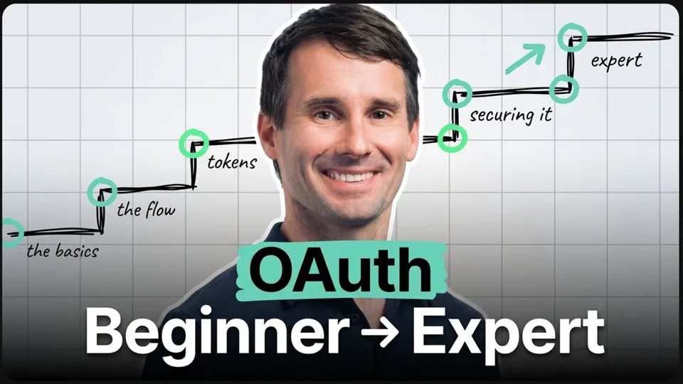 YouTube thumbnail: OAuth, Beginner to Expert