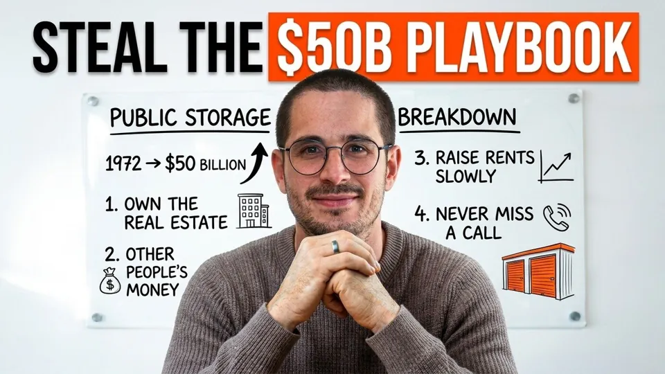 YouTube thumbnail: Steal the $50B Playbook